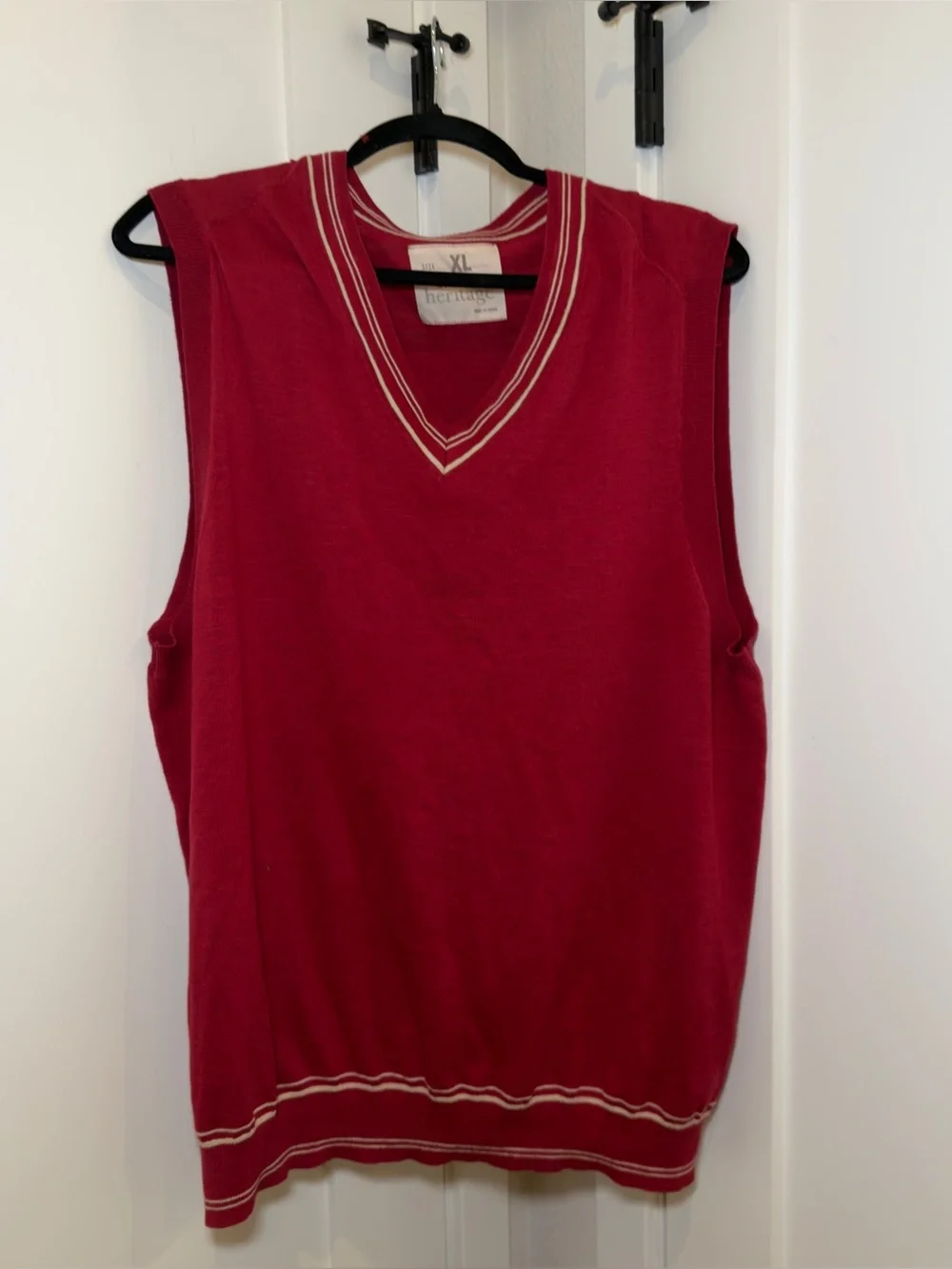 Banana Republic Heritage Silk Cotton Sweater Vest X-Large